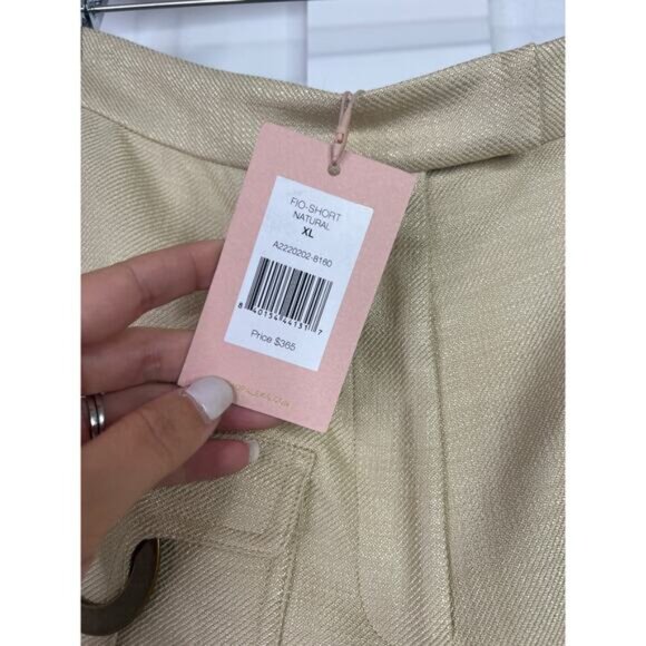 NWT Alexis Fio Cargo High Rise Waist Natural Tan Pocket Short Size: XL - Picture 6 of 8